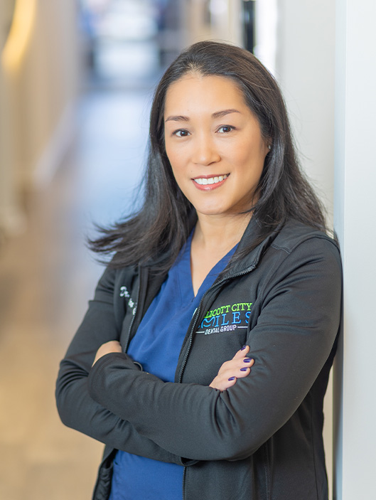 Ellicott City dentist and dental anesthesiologist Monica Tiu D D S